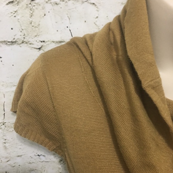 🌻 Mossimo Green Thin Knit Cowl Neck Tunic Top F1 - Picture 2 of 5